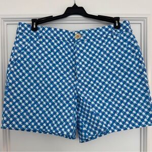 Lilly Pulitzer Blue and White Patterned Shorts
